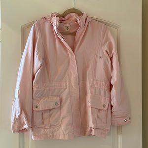 Lands End Girls XL Light Pink windbreaker